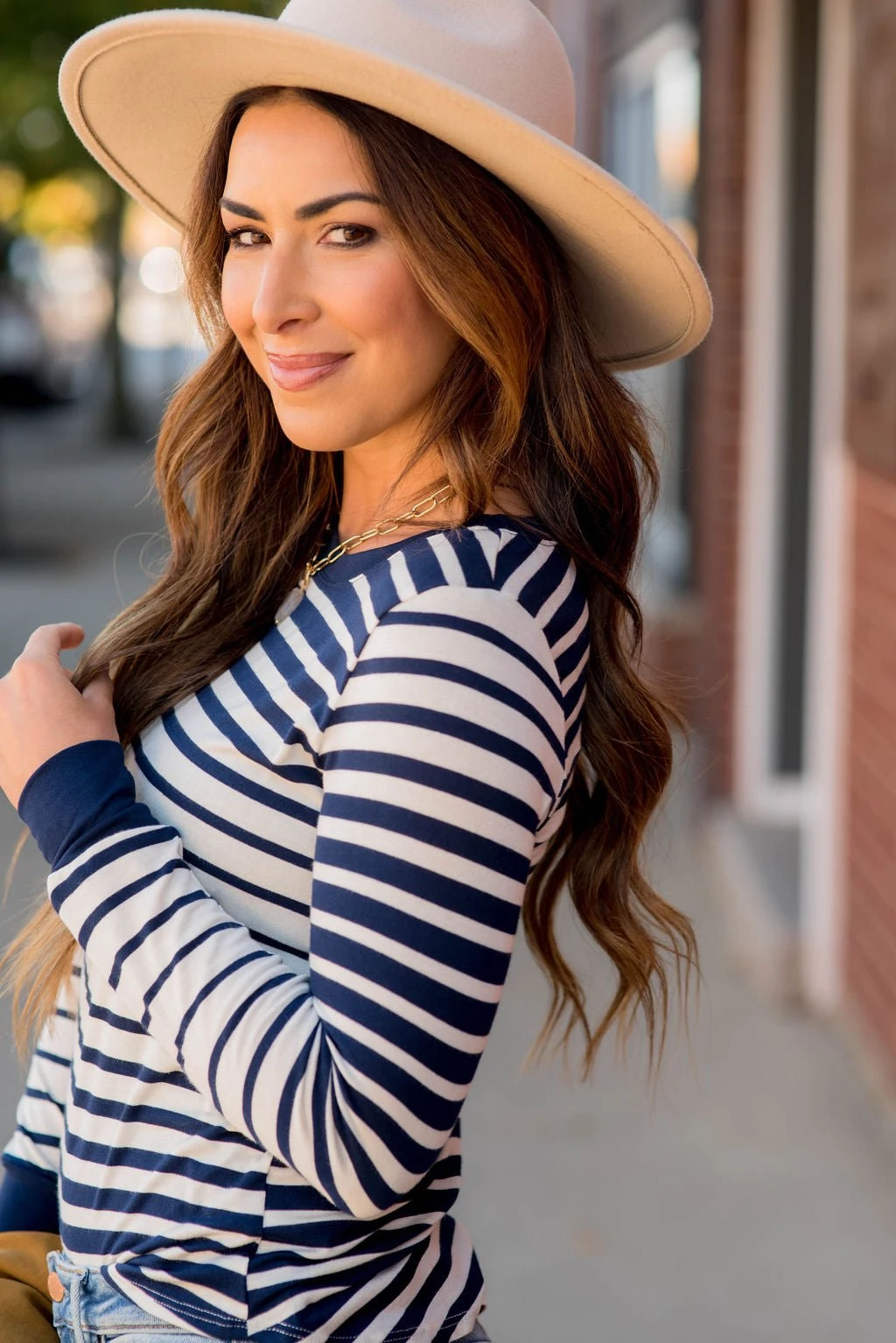 Ombre Striped Long Sleeve Tee 10 Ombre Striped Long Sleeve Tee - Image 10