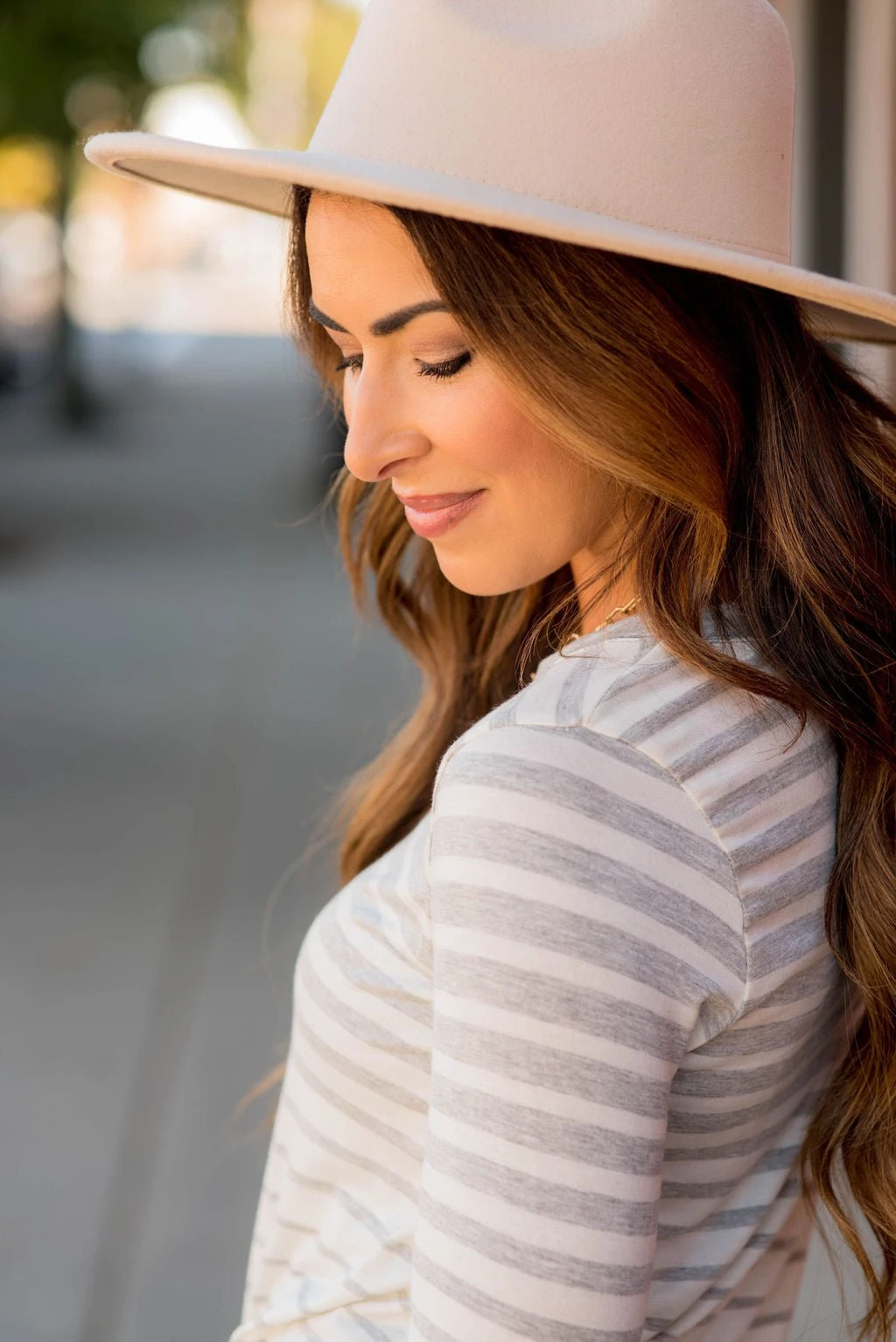 Ombre Striped Long Sleeve Tee 14 Ombre Striped Long Sleeve Tee - Image 14