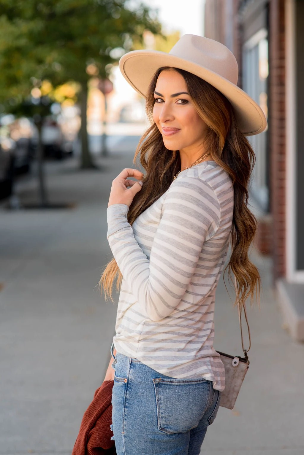 Ombre Striped Long Sleeve Tee 15 Ombre Striped Long Sleeve Tee - Image 15