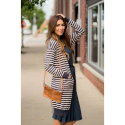 Striped So Soft Tunic Cardigan -Women's Clothing Store BB 0474 8342b6ef 353b 48fb 930d 1e374927a0dd