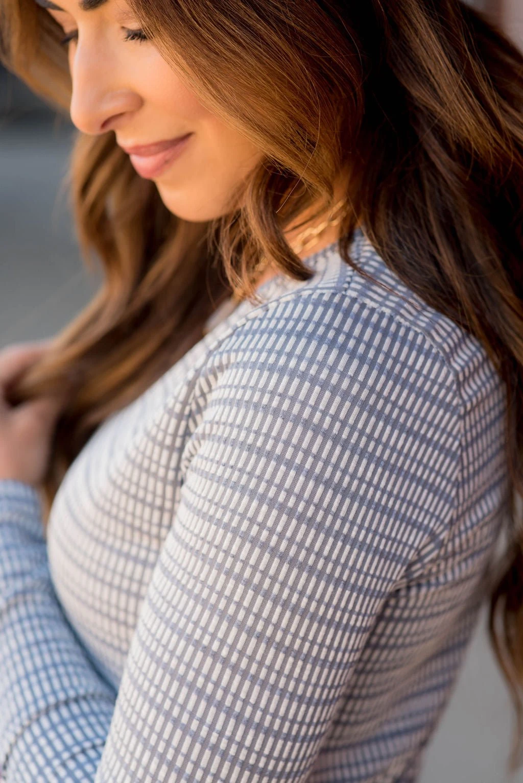 Mixed Lines Long Sleeve Tee 8 Mixed Lines Long Sleeve Tee - Image 8