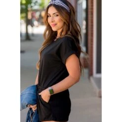 Tie Tee Romper 24 Tie Tee Romper -Women's Clothing Store BB 0491 3fd86138 383c 4976 a4a7 2ca18375d75d