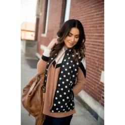 Chevron Top Hoodie -Women's Clothing Store BB 0499