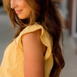 Swiss Dot Ruffle Accent Tank -Women's Clothing Store BB 0499 d225b755 094c 4b53 964d 5d249dc50a31 473265