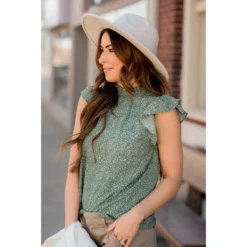 High Cinch Neck Burst Sleeve Tank -Women's Clothing Store BB 0529 9d032886 3b0a 4d95 845a 3c4a96537c99