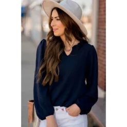 Long Sleeve Ruffle Neck Dressy Blouse 24 Long Sleeve Ruffle Neck Dressy Blouse -Women's Clothing Store BB 0550 f477de4b 8c2d 4e59 b12b 50c9d0b34983