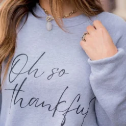 Oh So Thankful Graphic Crewneck -Women's Clothing Store BB 0555 bf817fb1 e7b4 4869 a806 d9931ca5b0e3 368918