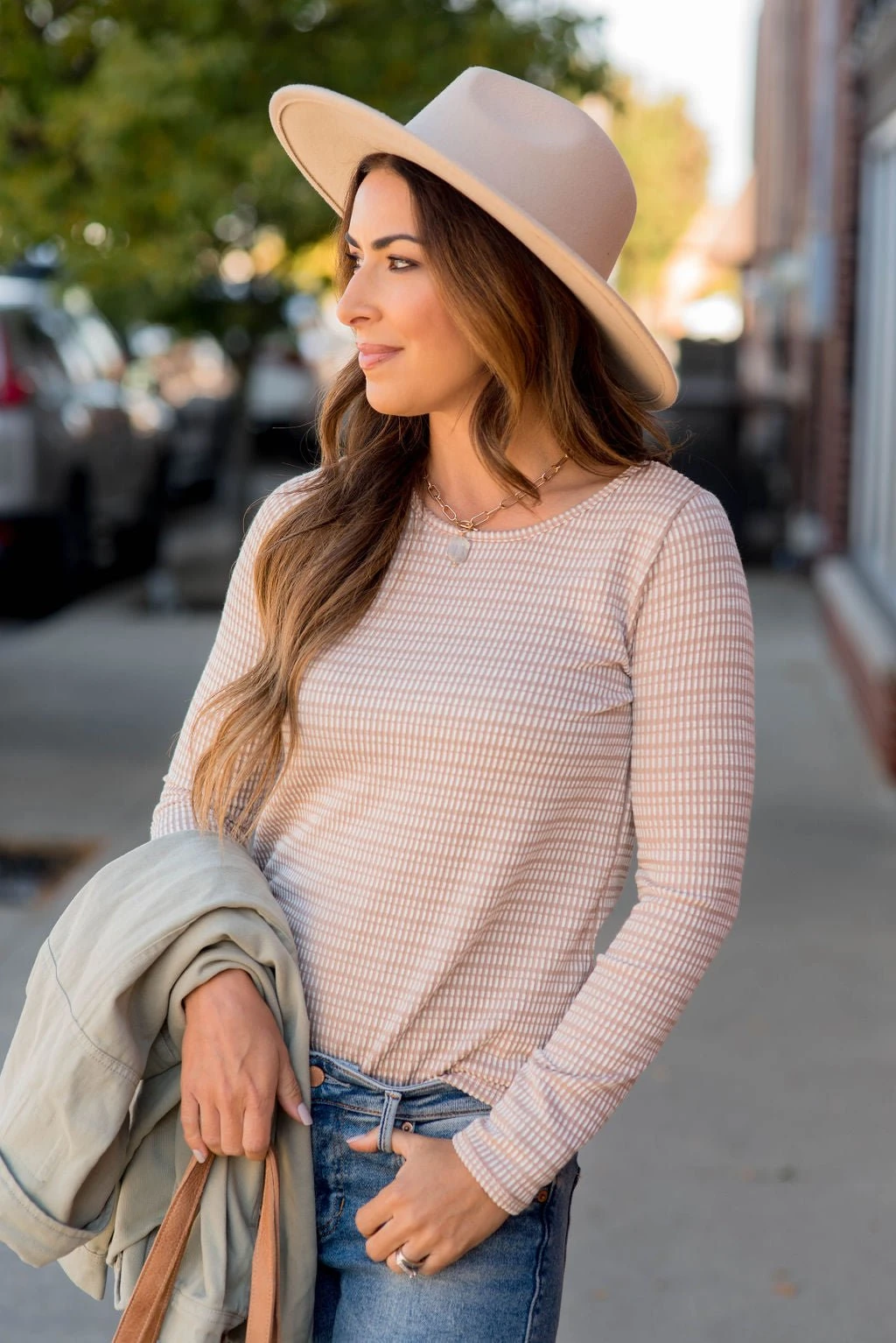 Mixed Lines Long Sleeve Tee 11 Mixed Lines Long Sleeve Tee - Image 11