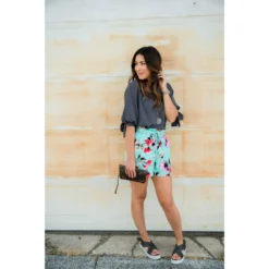 Bow Accent Blouse -Women's Clothing Store BB 0594 scaled 301271