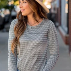 Mixed Lines Long Sleeve Tee 36 Mixed Lines Long Sleeve Tee -Women's Clothing Store BB 0604 9d0f8564 08f3 4dc8 892b da1f29bb3860 339468