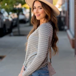 Mixed Lines Long Sleeve Tee 37 Mixed Lines Long Sleeve Tee -Women's Clothing Store BB 0605 aa31deff 2e53 419c a742 265e7058a690 470592