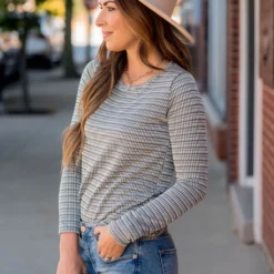 Mixed Lines Long Sleeve Tee 38 Mixed Lines Long Sleeve Tee -Women's Clothing Store BB 0607 652972a8 5b13 4501 add0 3d9eecbea79b 692628