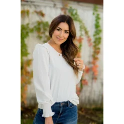 Swiss Dotted Ruffle Shoulder Blouse 19 Swiss Dotted Ruffle Shoulder Blouse -Women's Clothing Store BB 0610 c6e3cf7a f69b 43e3 b603 93ca309798fb