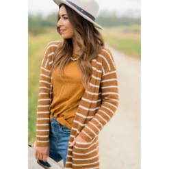 Thin Striped Knit Tunic Cardigan 29 Thin Striped Knit Tunic Cardigan -Women's Clothing Store BB 0629 48e44332 609a 488f bdc5 de2957d18f35