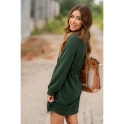 Tie Waist Pocket Sweatshirt Dress -Women's Clothing Store BB 0643 378494cd b29a 431a 8bd7 875261783282
