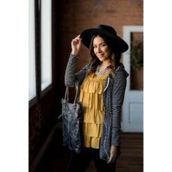 So Soft Ruffle Long Sleeve Tee -Women's Clothing Store BB 0644 a52b00c9 f602 4216 b000 f1f3a088d04b