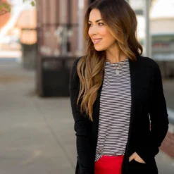 Horizontal Raised Line Cardigan -Women's Clothing Store BB 0665 3482111e 1086 4547 bf8b 26dee30b3ccb 389720