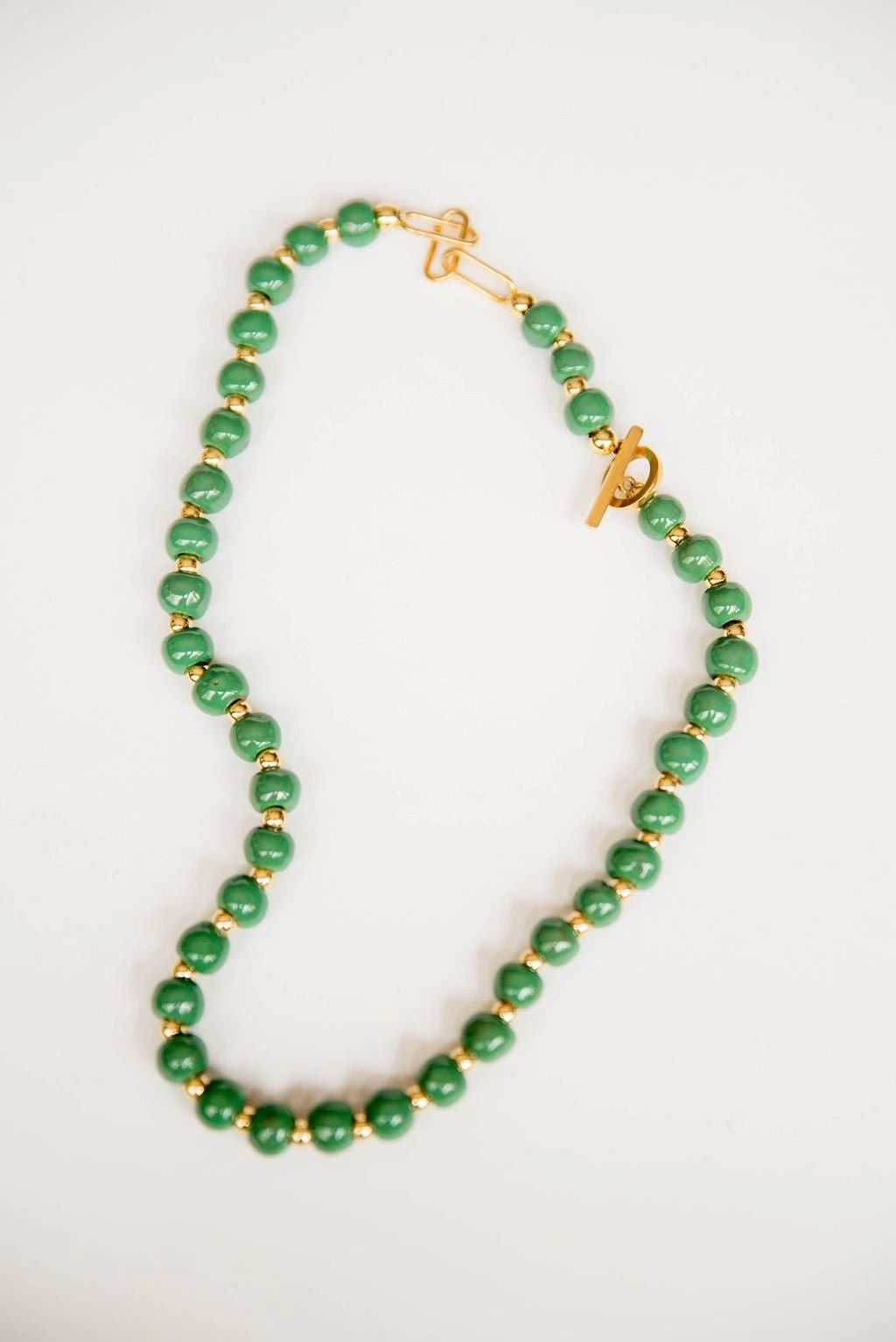 Bel Koz Single Strand Toggle Clay Necklace 12 Bel Koz Single Strand Toggle Clay Necklace - Image 12