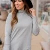 Side Zip Wrap Pullover