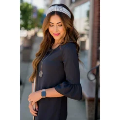 Flutter Sleeve Dress -Women's Clothing Store BB 0716 2153690e b43f 4d71 9bba 1fadf221293c