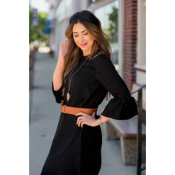 Flutter Sleeve Dress -Women's Clothing Store BB 0755 d7e754bf 20d9 4730 88ab 5d32d0173c78