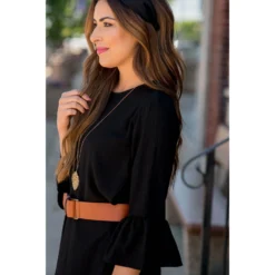 Flutter Sleeve Dress -Women's Clothing Store BB 0761 cfd9d526 0b2e 448c 99c4 732d87c9bff9