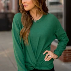 Thermal Tie Front Long Sleeve Tee 18 Thermal Tie Front Long Sleeve Tee -Women's Clothing Store BB 0773 1b88d71d 8861 422f 8156 06498cd960d6 806945