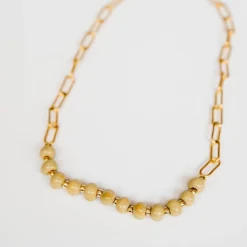 Bel Koz Gold Single Strand Clay Necklace -Women's Clothing Store BB 0792 4abae069 bae8 44f7 bdcf 5a2e1fea0f3b 195276