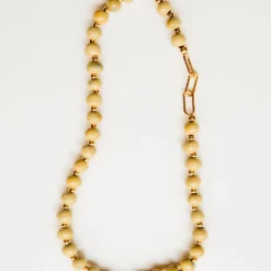 Bel Koz Single Strand Toggle Clay Necklace