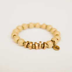 Bel Koz Flat Bead Bracelet