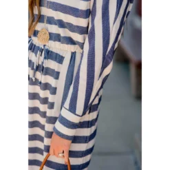 Mixed Striped Long Sleeve Dress -Women's Clothing Store BB 0818 071d0fa3 92a5 433a bc63 9eaf43e4713f