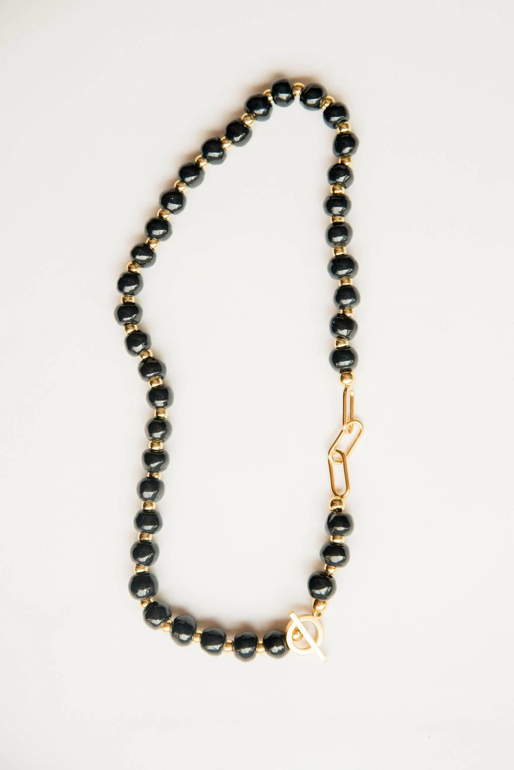 Bel Koz Single Strand Toggle Clay Necklace 2 Bel Koz Single Strand Toggle Clay Necklace - Image 2