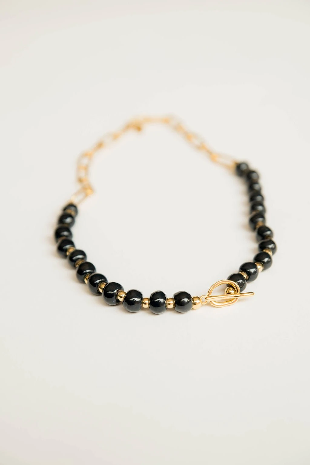 Bel Koz Simple Clay Bead Toggle Necklace 14 Bel Koz Simple Clay Bead Toggle Necklace - Image 14