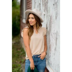 V-Neck Ruffle Tank 24 V-Neck Ruffle Tank -Women's Clothing Store BB 0887 c4f623e3 512b 496c 9115 0dadb1f85eb3