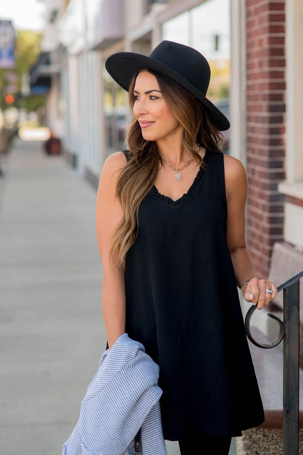 Ruffle V-Neck Tunic Tank 11 Ruffle V-Neck Tunic Tank - Image 11