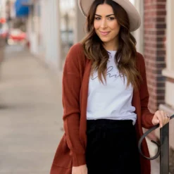 Ribbed Accent Cardigan -Women's Clothing Store BB 0933 34b021ee 9aaf 4c9d 84dc 31fa00a04083