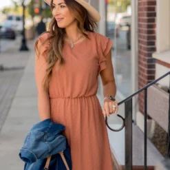 Double Flutter Swiss Dot Dress -Women's Clothing Store BB 0965 dc170746 c5ce 4cb3 a730 b9b033e636a1 901627