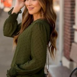 Micro Dot Cinched Sleeve Blouse 8 Micro Dot Cinched Sleeve Blouse -Women's Clothing Store BB 0974 717996a9 fc35 4584 8b98 14b3e26cdcf8 886905