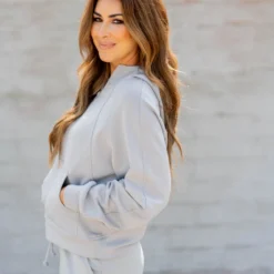 Relaxed Half Zip Hoodie -Women's Clothing Store BB 0982 61c755b7 8c07 4751 ac1f eef2133dc542 889513