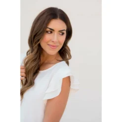 Duo Flutter Sleeve Tank Blouse -Women's Clothing Store BB 0989 2adee06a dade 4a41 9d11 3634c8132da7