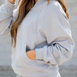 Relaxed Half Zip Hoodie -Women's Clothing Store BB 0990 b433ebc4 be62 481e 82bd ebc7e9921409 283520