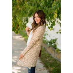 Lightweight Leopard Print Cardigan 31 Lightweight Leopard Print Cardigan -Women's Clothing Store BB 0998