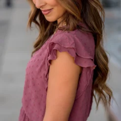 Double Flutter Swiss Dot Dress -Women's Clothing Store BB 1018 7365e001 cc5d 4eb5 bb7b 8fb41197bc15 974477