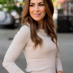 Lightly Ribbed Long Sleeve Tee 28 Lightly Ribbed Long Sleeve Tee -Women's Clothing Store BB 1042 ac385458 d65b 478d a14a f5d93727b798 369316