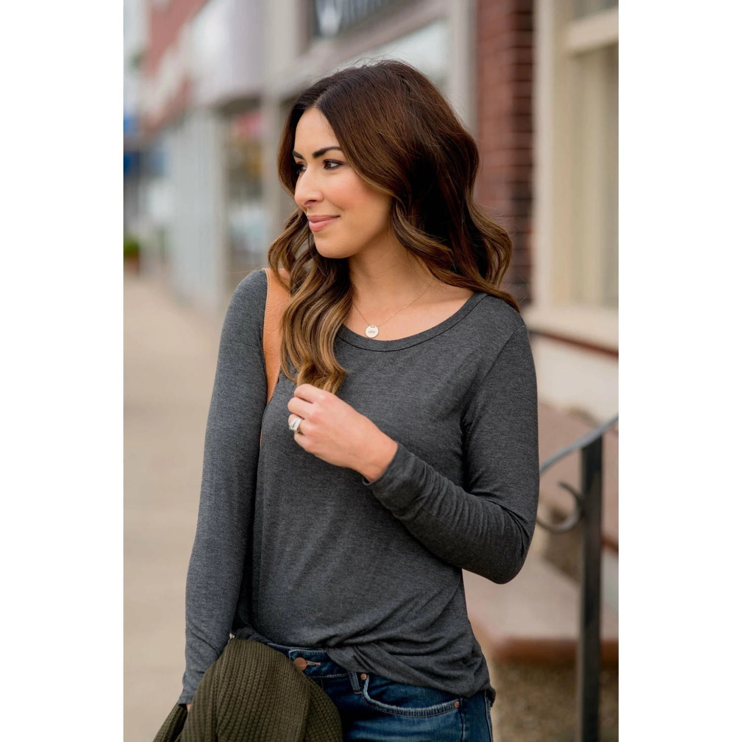 Betsey's Long Sleeve Basic Tee 4 Betsey's Long Sleeve Basic Tee - Image 4