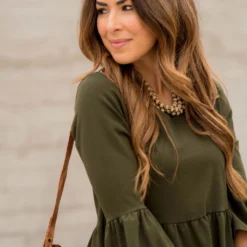 Peplum Flutter Blouse -Women's Clothing Store BB 1058 83786624 3f37 4525 8ff0 3db36585230a 796141