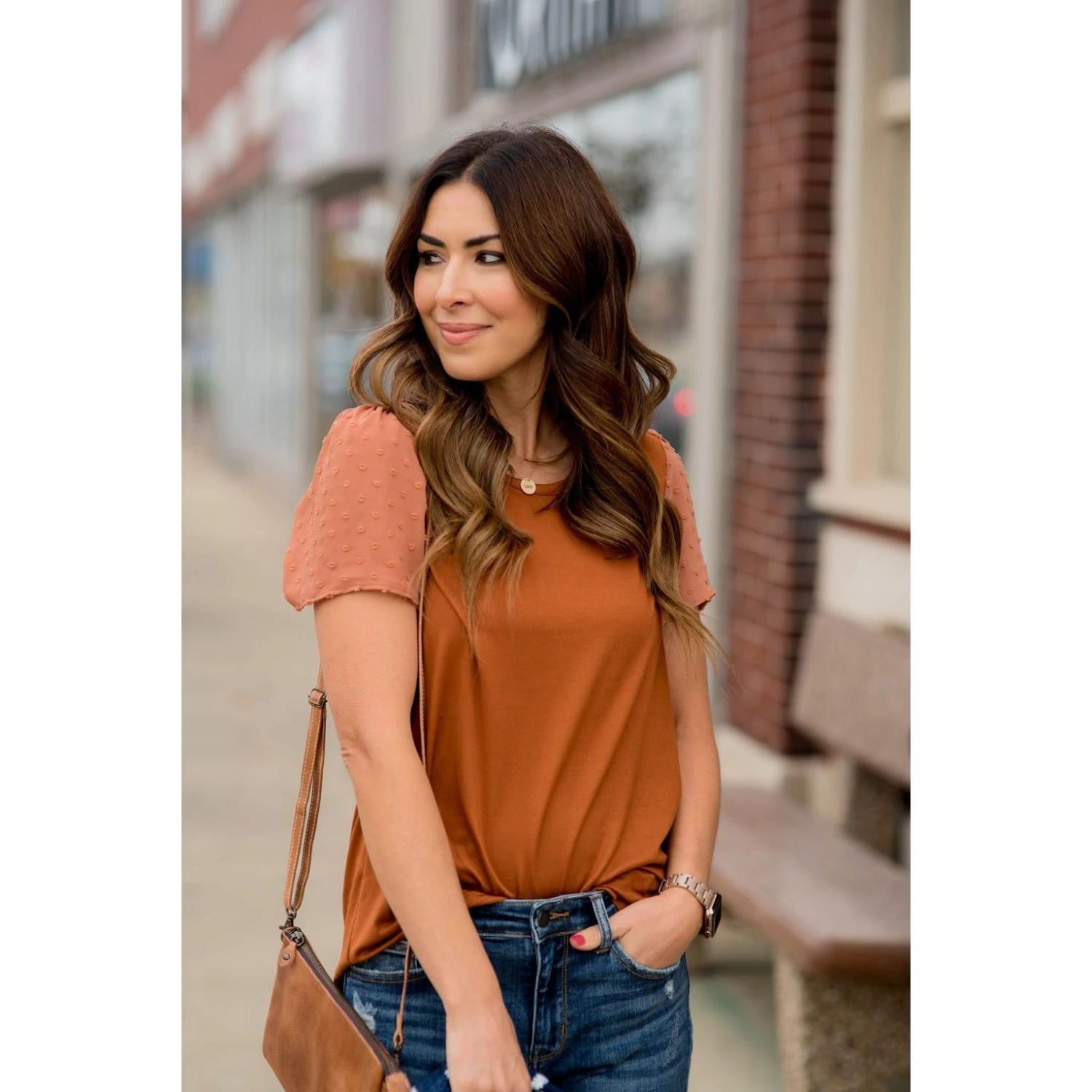 Polka Sleeve Tee 2 Polka Sleeve Tee - Image 2