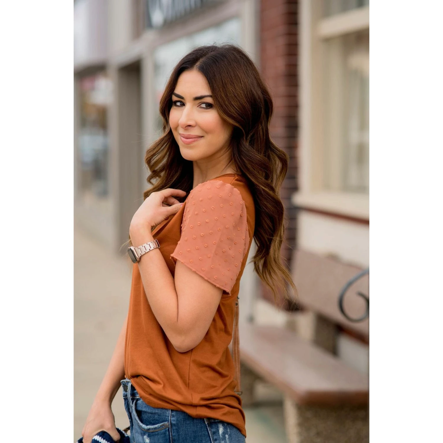 Polka Sleeve Tee 3 Polka Sleeve Tee - Image 3