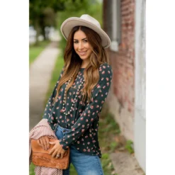 Mini Poppy Long Sleeve Tee -Women's Clothing Store BB 1079 a240a54d 2400 42f3 9ef3 00b265b4948a