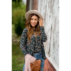 Mini Poppy Long Sleeve Tee -Women's Clothing Store BB 1080